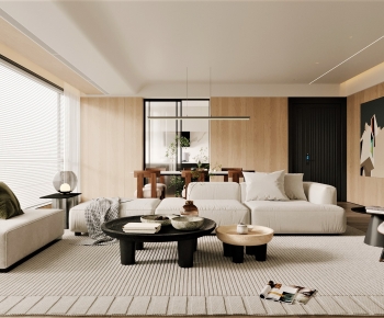 Wabi-sabi Style A Living Room-ID:850614073