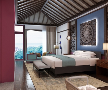 Southeast Asian Style Guest Room-ID:641957043