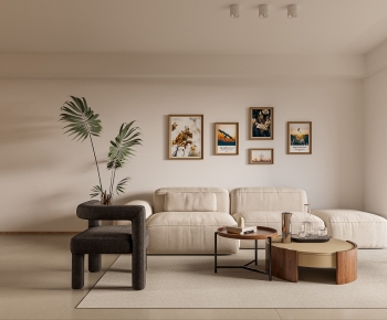 Wabi-sabi Style A Living Room-ID:552059895