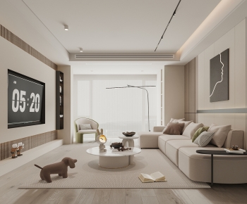 Modern A Living Room-ID:447623971