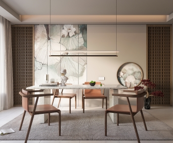 New Chinese Style Dining Room-ID:248610027