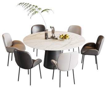 Modern Dining Table And Chairs-ID:388025051
