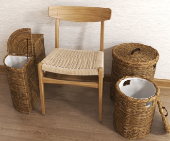 Wabi-sabi Style Lounge Chair-ID:157110936