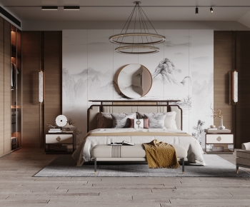 New Chinese Style Bedroom-ID:544563066