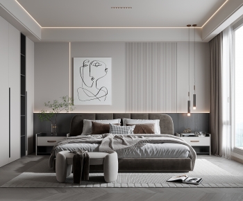 Modern Bedroom-ID:916554937