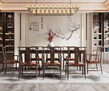 New Chinese Style Dining Room-ID:973443985