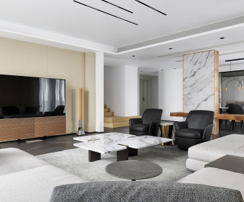 Modern A Living Room-ID:264575008