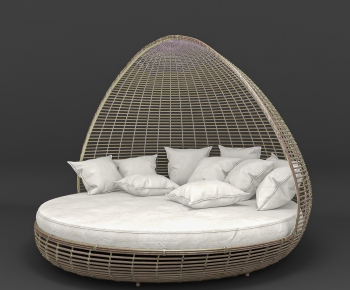 Modern Round Bed-ID:251102926