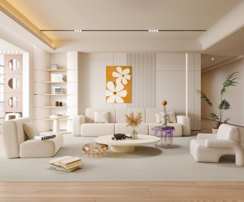 Modern A Living Room-ID:670098078