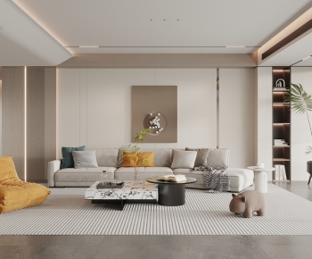 Modern A Living Room-ID:923959024