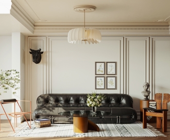 French Style A Living Room-ID:390484095