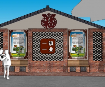 New Chinese Style Building Component-ID:402458913