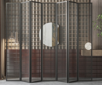 New Chinese Style Metal Screen Partition-ID:538182971