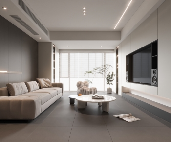 Modern A Living Room-ID:616173038