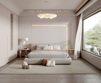 Wabi-sabi Style Bedroom-ID:126532083