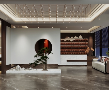New Chinese Style Hotel Space-ID:676009732