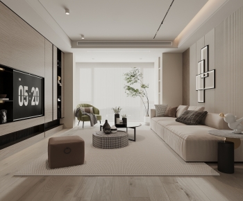 Modern A Living Room-ID:412741907