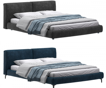 Modern Double Bed-ID:302375089