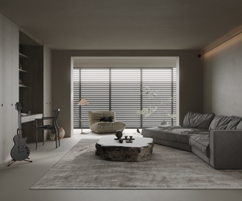 Wabi-sabi Style A Living Room-ID:133461007