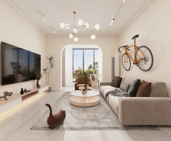 Modern A Living Room-ID:326500894