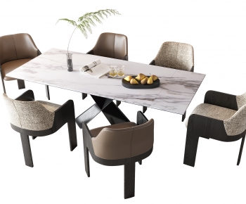 Modern Dining Table And Chairs-ID:886574983