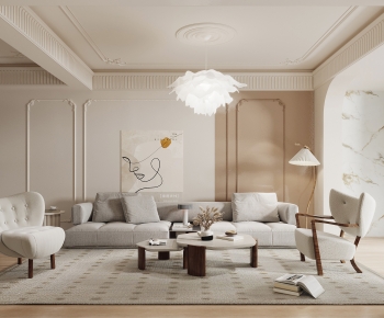 French Style A Living Room-ID:579149966