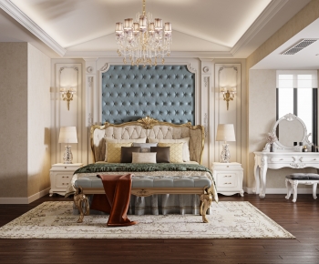 European Style Bedroom-ID:283209095