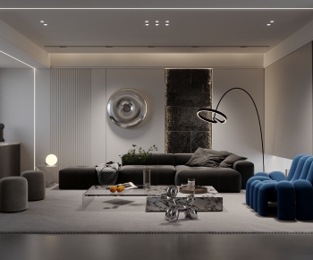 Modern A Living Room-ID:709979068