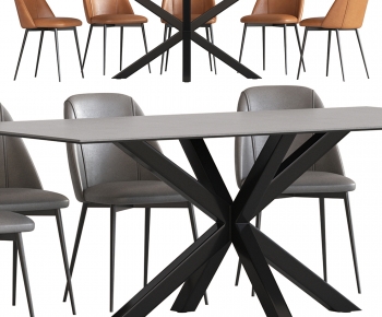 Modern Dining Table And Chairs-ID:236855032