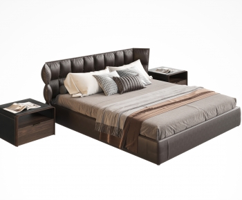 Modern Double Bed-ID:116601945