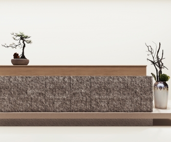 New Chinese Style Reception Desk-ID:188639271