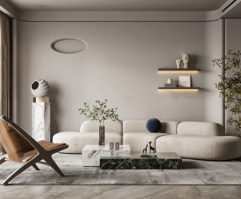 Wabi-sabi Style A Living Room-ID:483993053