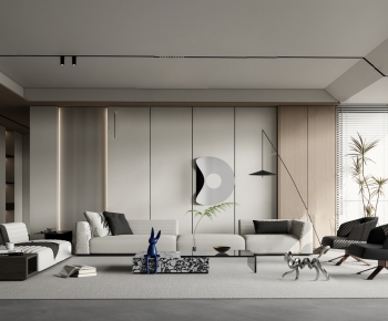 Modern A Living Room-ID:455336098