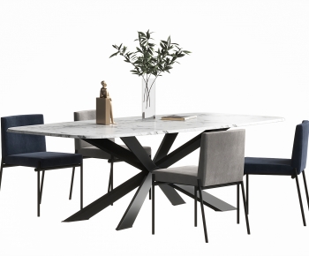 Modern Dining Table And Chairs-ID:670370103
