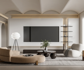 Wabi-sabi Style A Living Room-ID:757079183