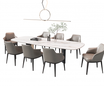 Modern Dining Table And Chairs-ID:384283072