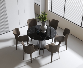 Modern Dining Table And Chairs-ID:493343119
