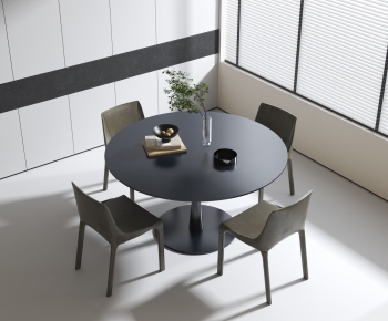 Modern Dining Table And Chairs-ID:686599022