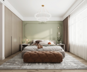 Simple European Style Bedroom-ID:905121098