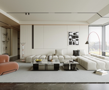 Modern A Living Room-ID:303864002