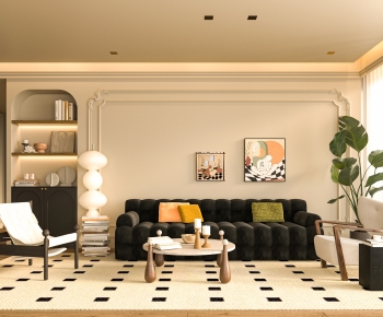 French Style A Living Room-ID:903125053
