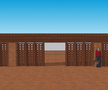 New Chinese Style Building Component-ID:148164037