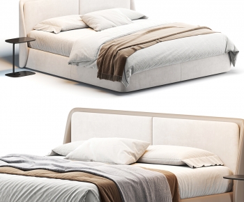 Modern Double Bed-ID:626436001