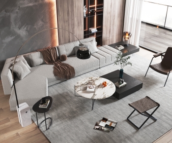 Modern A Living Room-ID:546499018