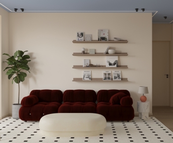Modern A Living Room-ID:535147918