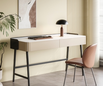 Modern Computer Desk And Chair-ID:148083939