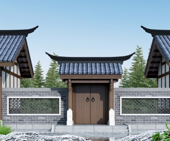 Chinese Style Building Component-ID:204365026