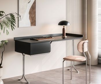 Modern Computer Desk And Chair-ID:594125996
