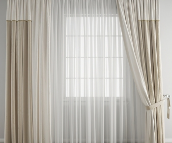 现代窗帘窗纱-ID:237581978
