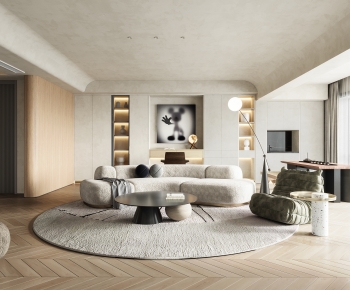 Wabi-sabi Style A Living Room-ID:559158095